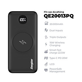 Pin dự phòng Energizer 20000mAh QE20013PQ