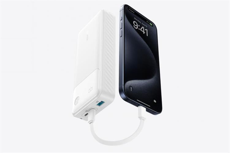 Pin sạc dự phòng Anker A1384 20000mAh PD QC 3.0 30W kèm Cáp Type C