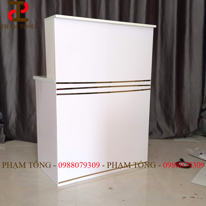 Quầy thu ngân trắng nhựa đài loan giá rẻ tphcm