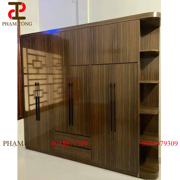 Tủ Quần Áo Nhựa Giả Gỗ - Hàng Cao Cấp Nhựa Vincoplastic
