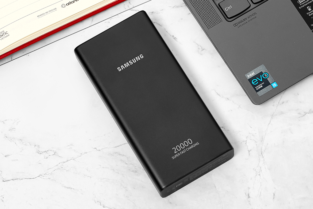 THIẾT KẾ SANG TRỌNG CỦA SẠC DỰ PHÒNG SAMSUNG 20000MAH