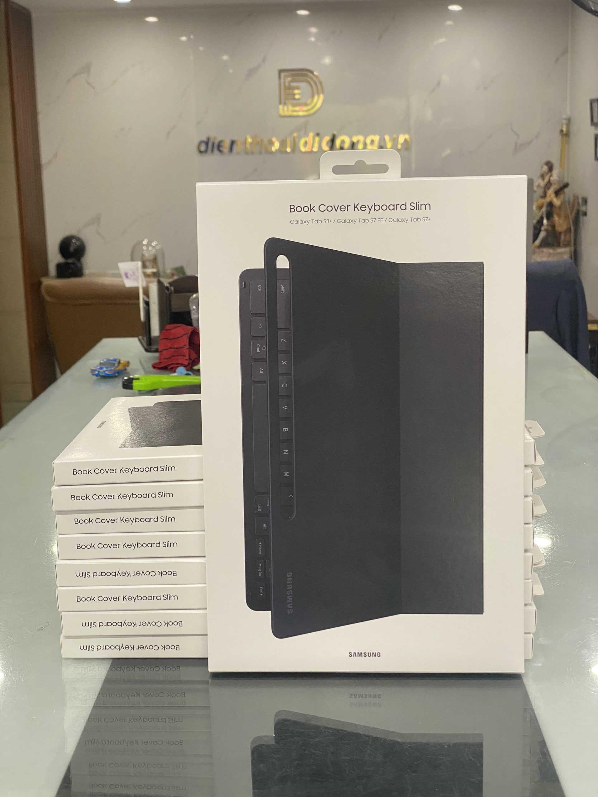 Bao da kiêm bàn phím Galaxy Tab S7 Plus ...