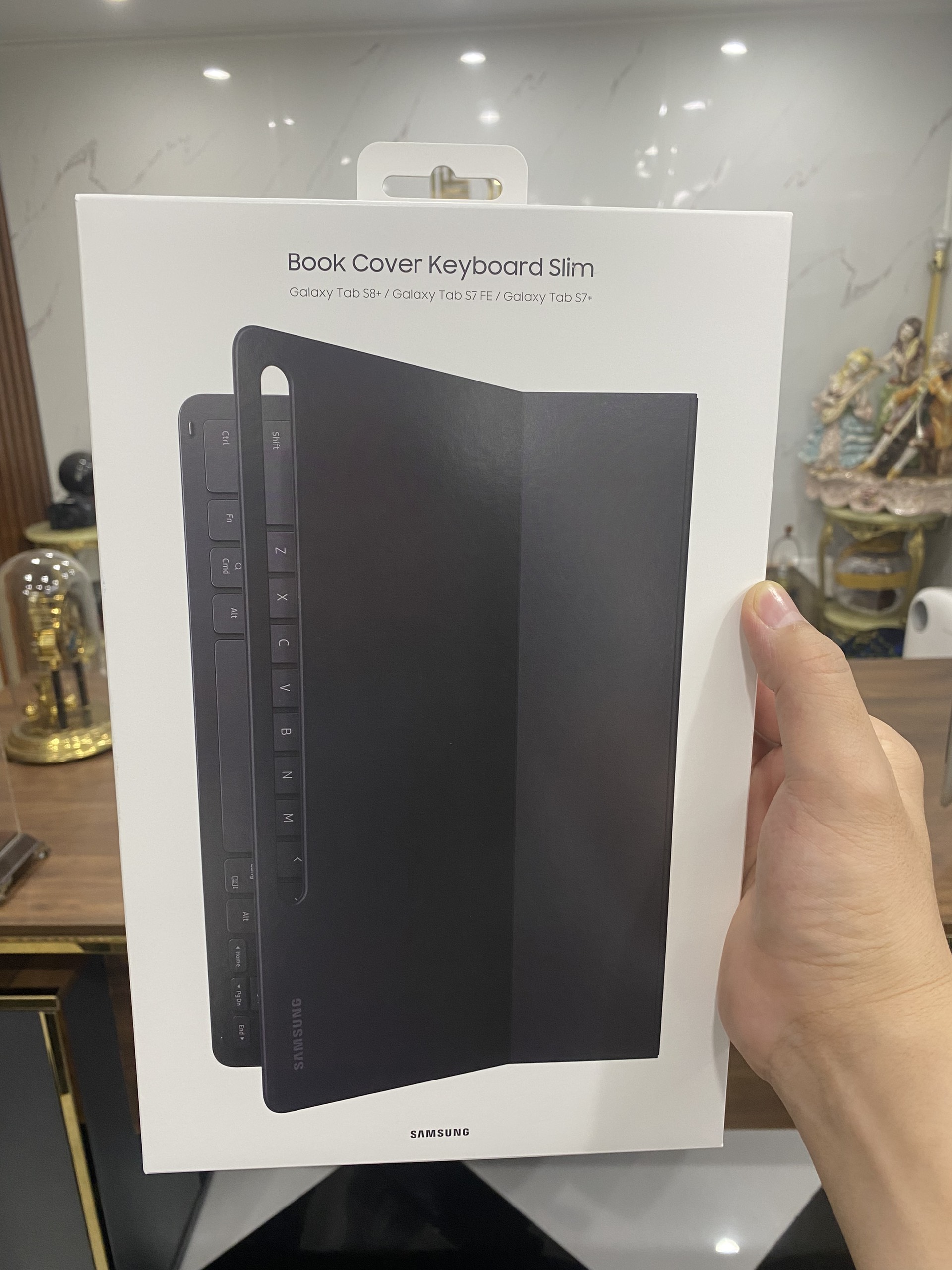 Bao da kiêm bàn phím Galaxy Tab S7 Plus ...