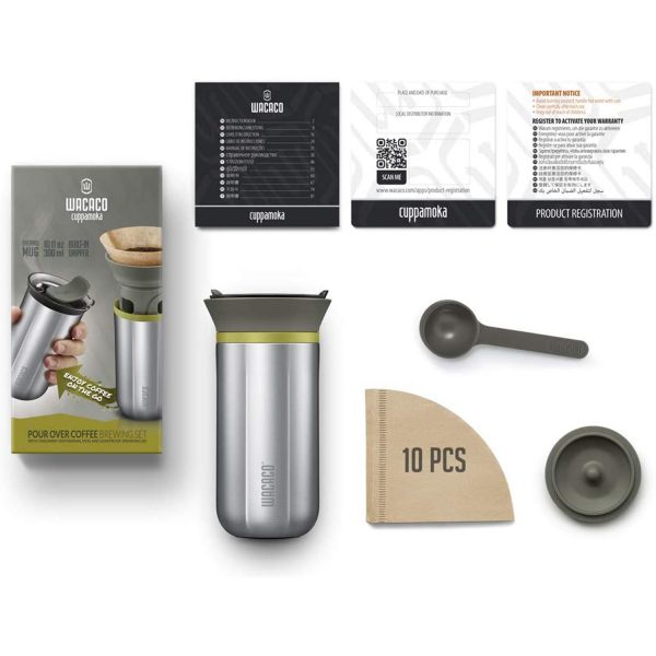 Bộ pha cà phê Pour Over Wacaco Cuppamoka dung tích 300ml