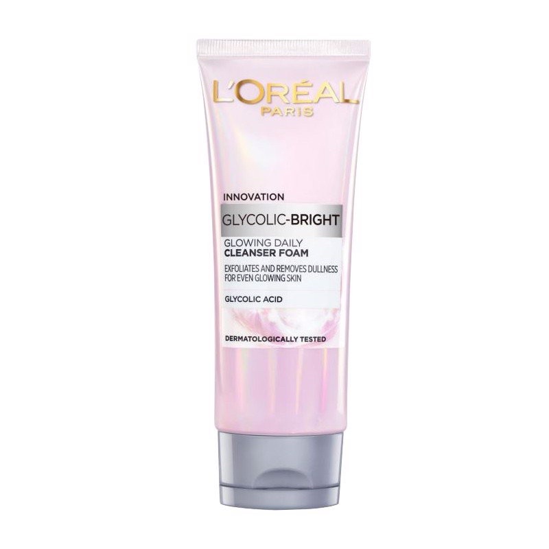 Sữa Rửa Mặt LOreal Paris Glycolic Bright Sáng Da 100ml