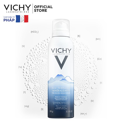 Combo Vichy Lăn Khử Mùi 50ml + Xịt Khoáng Dưỡng Da 50ml