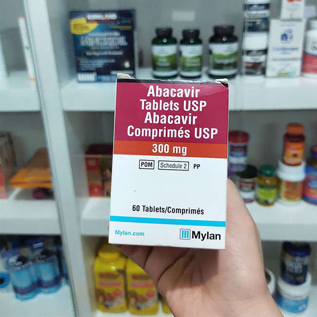 Abacavir Tablets USP 300mg Mylan 60 viên – Thuốc điều trị HIV/AIDS