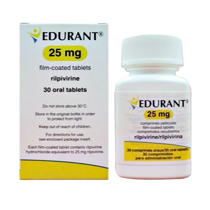 Thuốc điều trị HIV Janssen Edurant 25mg Chai 30 viên