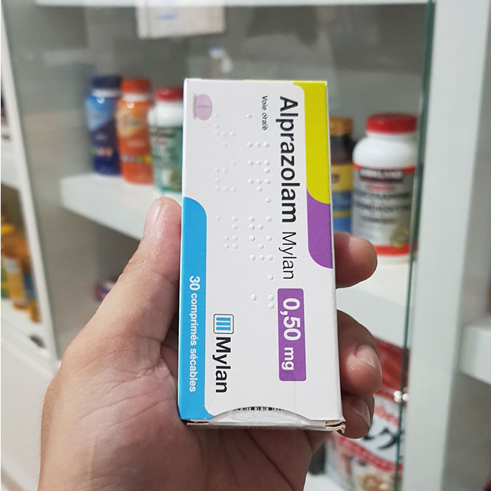 Thuốc ngủ Alprazolam 0.5mg Mylan Hộp 30 viên