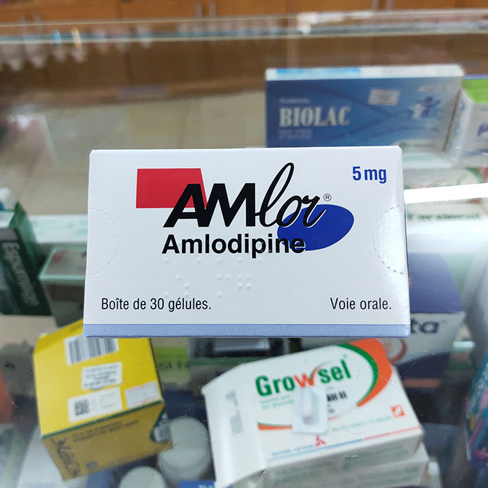 Thuốc Amlor Cap 5mg, Hộp 30 viên