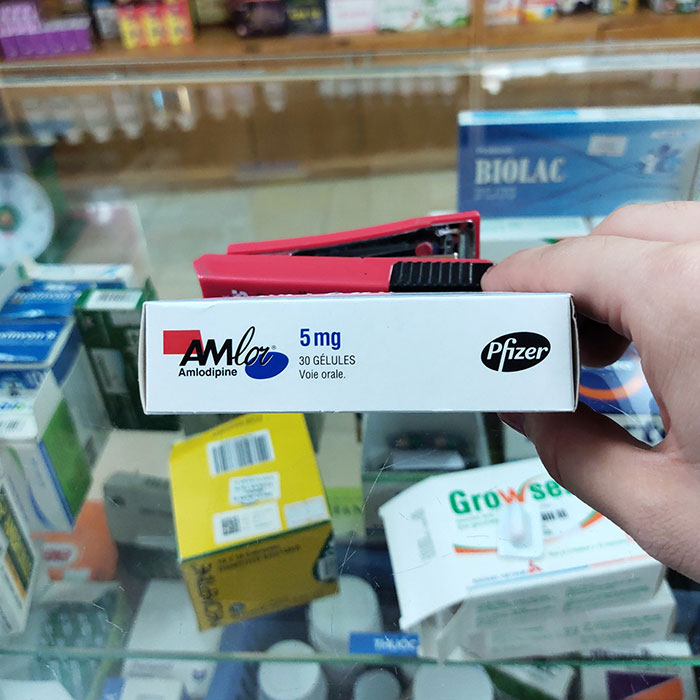 Thuốc Amlor Cap 5mg, Hộp 30 viên