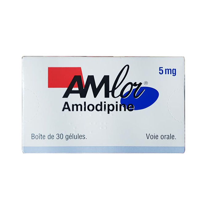 Thuốc Amlor Cap 5mg, Hộp 30 viên