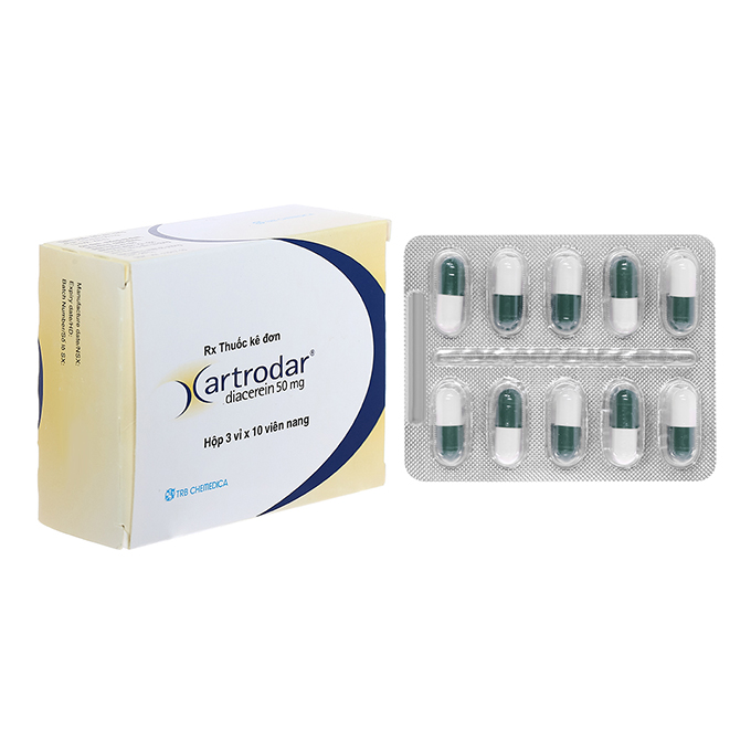 Artrodar 50mg TRB Chemedica 3 vỉ x 10 viên