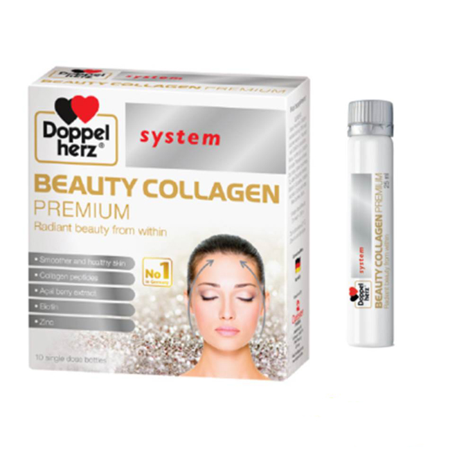 Thực phẩm bảo vệ sức khoẻ Doppelherz Beauty Collagen, hộp 30 ống x 25ml