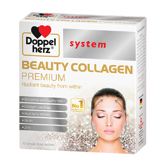 Thực phẩm bảo vệ sức khoẻ Doppelherz Beauty Collagen, hộp 30 ống x 25ml