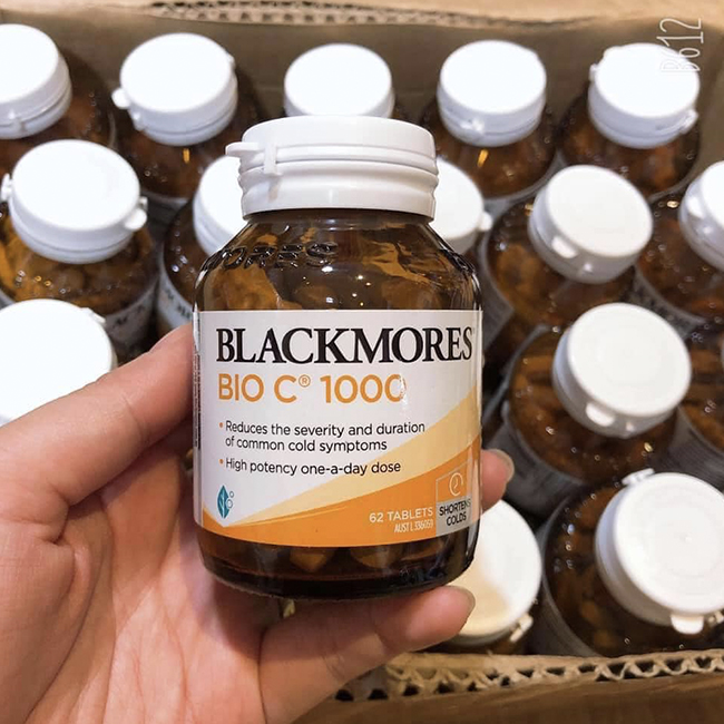 Viên uống bổ sung Vitamin C Blackmores Bio C 1000mg, hộp 62 viên
