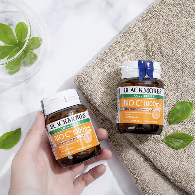 Viên uống bổ sung Vitamin C Blackmores Bio C 1000mg, hộp 31 viên