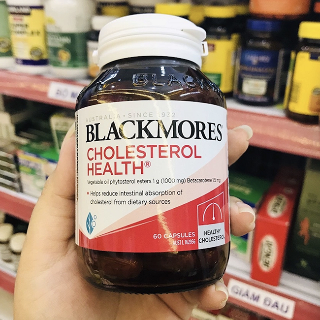 Viên uống hỗ trợ giảm mỡ máu Blackmores Cholesterol Health, hộp 60 viên