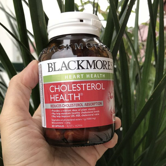 Viên uống hỗ trợ giảm mỡ máu Blackmores Cholesterol Health, hộp 60 viên