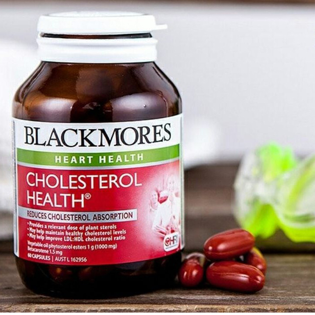 Viên uống hỗ trợ giảm mỡ máu Blackmores Cholesterol Health, hộp 60 viên