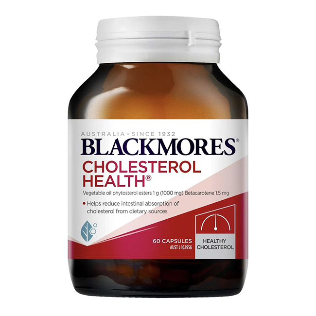 Viên uống hỗ trợ giảm mỡ máu Blackmores Cholesterol Health, hộp 60 viên