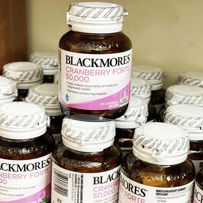 Viên uống Blackmores Cranberry Forte 50000mg, hộp 30 viên