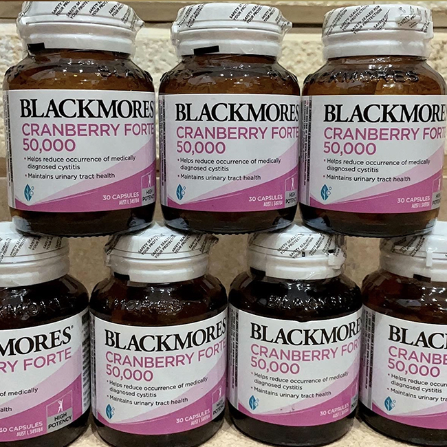 Viên uống Blackmores Cranberry Forte 50000mg, hộp 30 viên