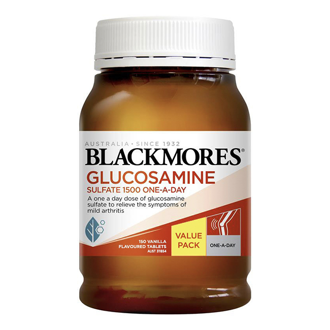 Viên uống bổ khớp Blackmores Glucosamine Sulfate 1500 One-A-Day, hộp 150 viên
