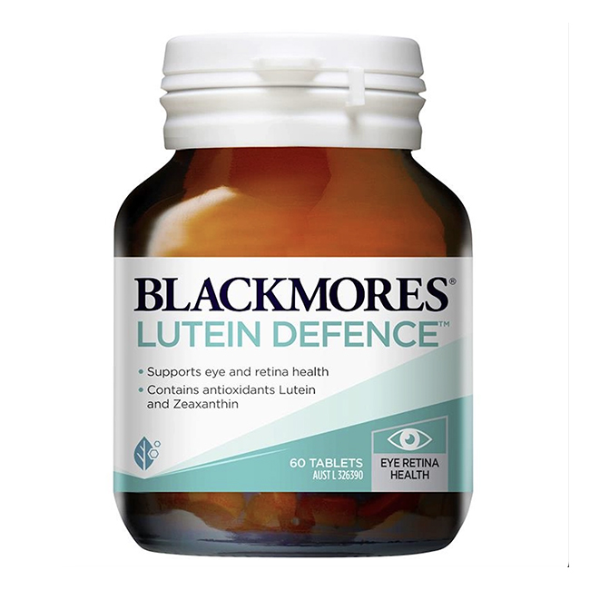 Viên uống bổ mắt Blackmores Lutein Defence, hộp 60 viên