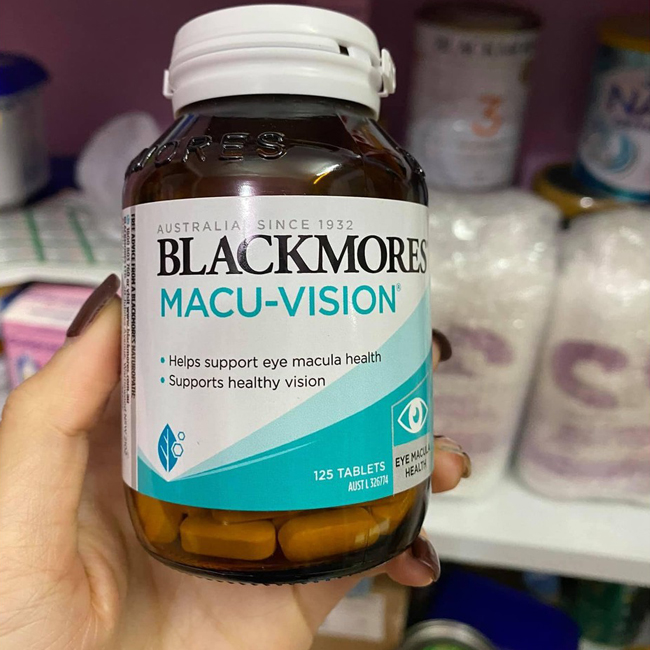 Viên uống bổ mắt Blackmores Macu Vision hộp 125 viên
