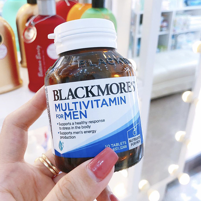 Vitamin tổng hợp cho nam giới Blackmores Multivitamin For Men, hộp 50 viên