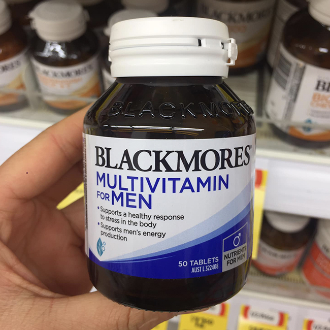Vitamin tổng hợp cho nam giới Blackmores Multivitamin For Men, hộp 50 viên
