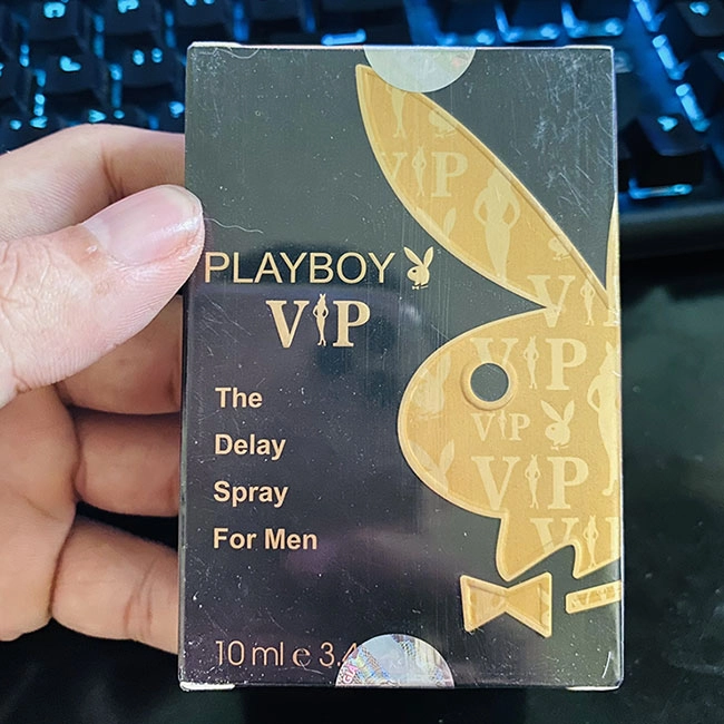 Chai xịt Playboy Vip chống xuất tinh sớm kéo dài thời gian quan hệ, Chai 10ml