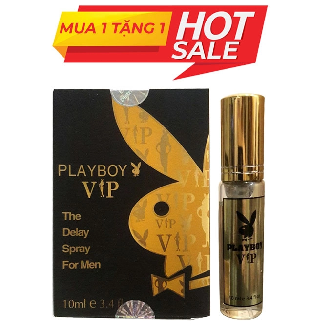 Chai xịt Playboy Vip chống xuất tinh sớm kéo dài thời gian quan hệ, Chai 10ml