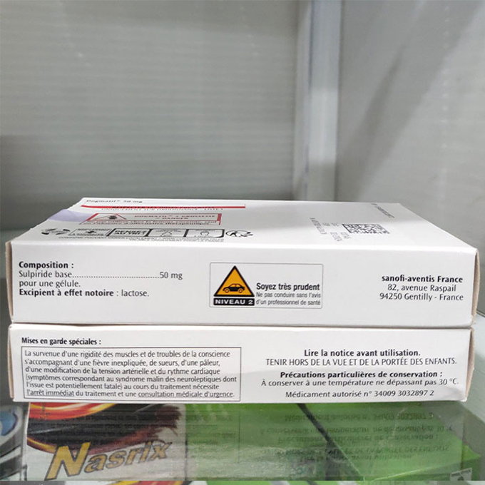 Dogmatil 50mg Sanofi 1 vỉ x 30 viên