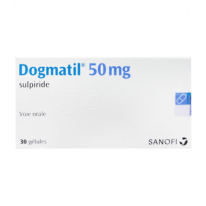Dogmatil 50mg Sanofi 1 vỉ x 30 viên