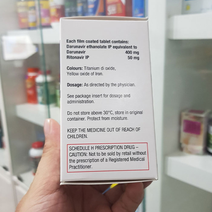 Thuốc kháng Virus HIV Mylan Durart R 450 Hộp 60 viên