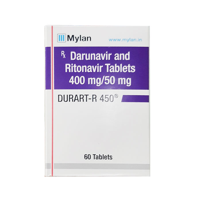 Thuốc kháng Virus HIV Mylan Durart R 450 Hộp 60 viên
