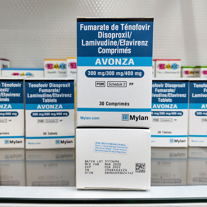 Avonza Mylan 30 viên – Điều trị phơi nhiễm HIV