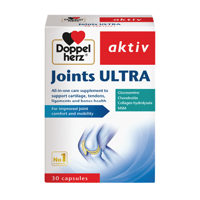 Viên uống bổ khớp Doppelherz Aktiv Joints Ultra, hộp 30 viên