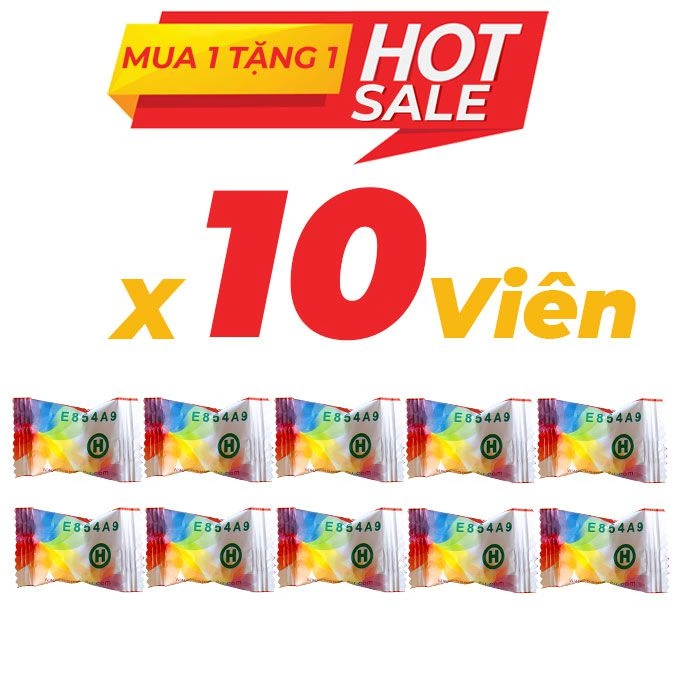 Kẹo sâm Hamer Mỹ 10 viên