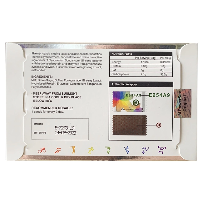 Kẹo sâm Hamer Mỹ 10 viên