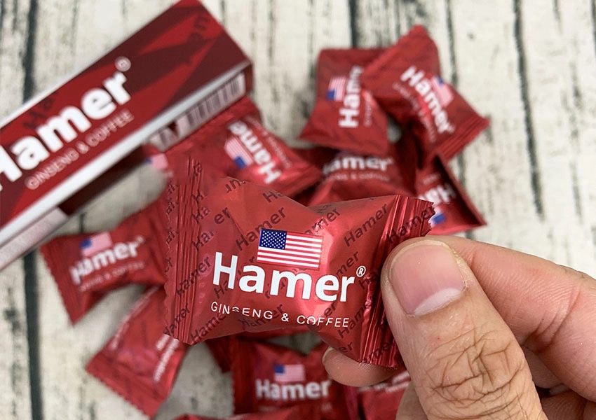 Kẹo sâm Hamer Mỹ Mẫu Mới 5 viên