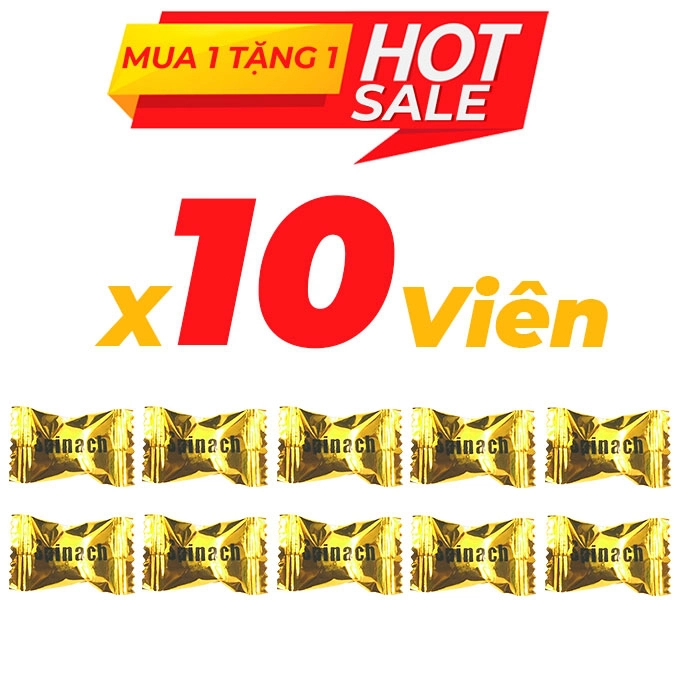 Kẹo sâm Spinach 10 viên