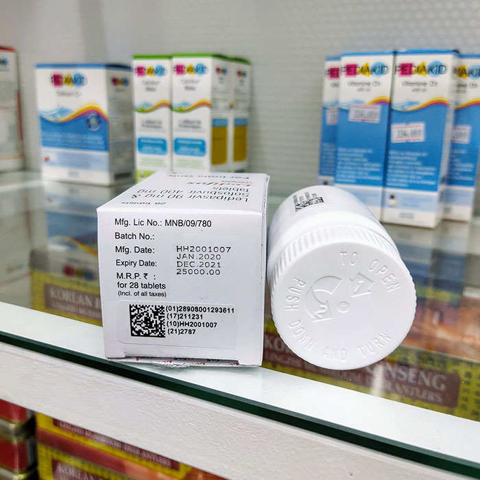 Thuốc Ledifos 90mg/400mg Hộp 28 viên