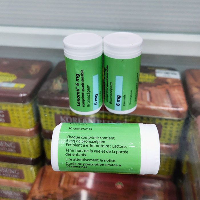 Thuốc ngủ Lexomil 6mg, Hộp 30 viên