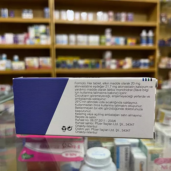 Lipitor 20mg Pfizer 3 vỉ x 10 viên (Thổ) – Thuốc điều trị tăng cholesterol trong máu