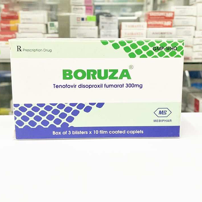 Thuốc kháng virus Mebiphar Boruza 30 viên