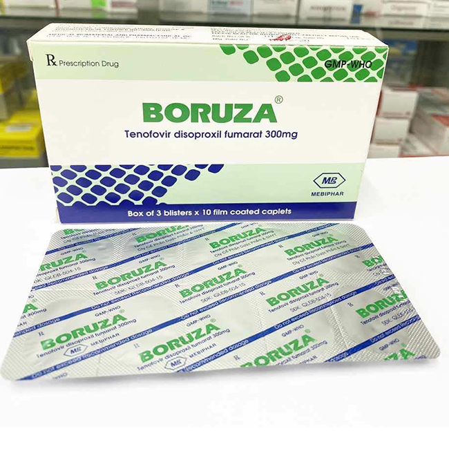 Thuốc kháng virus Mebiphar Boruza 30 viên