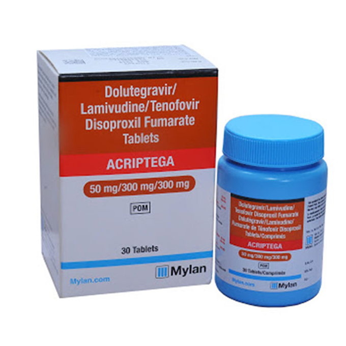Acriptega 50mg/300mg/300mg Mylan 30 viên